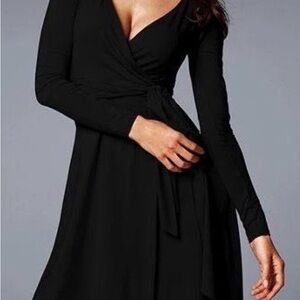 Express Black Long Sleeve Dress